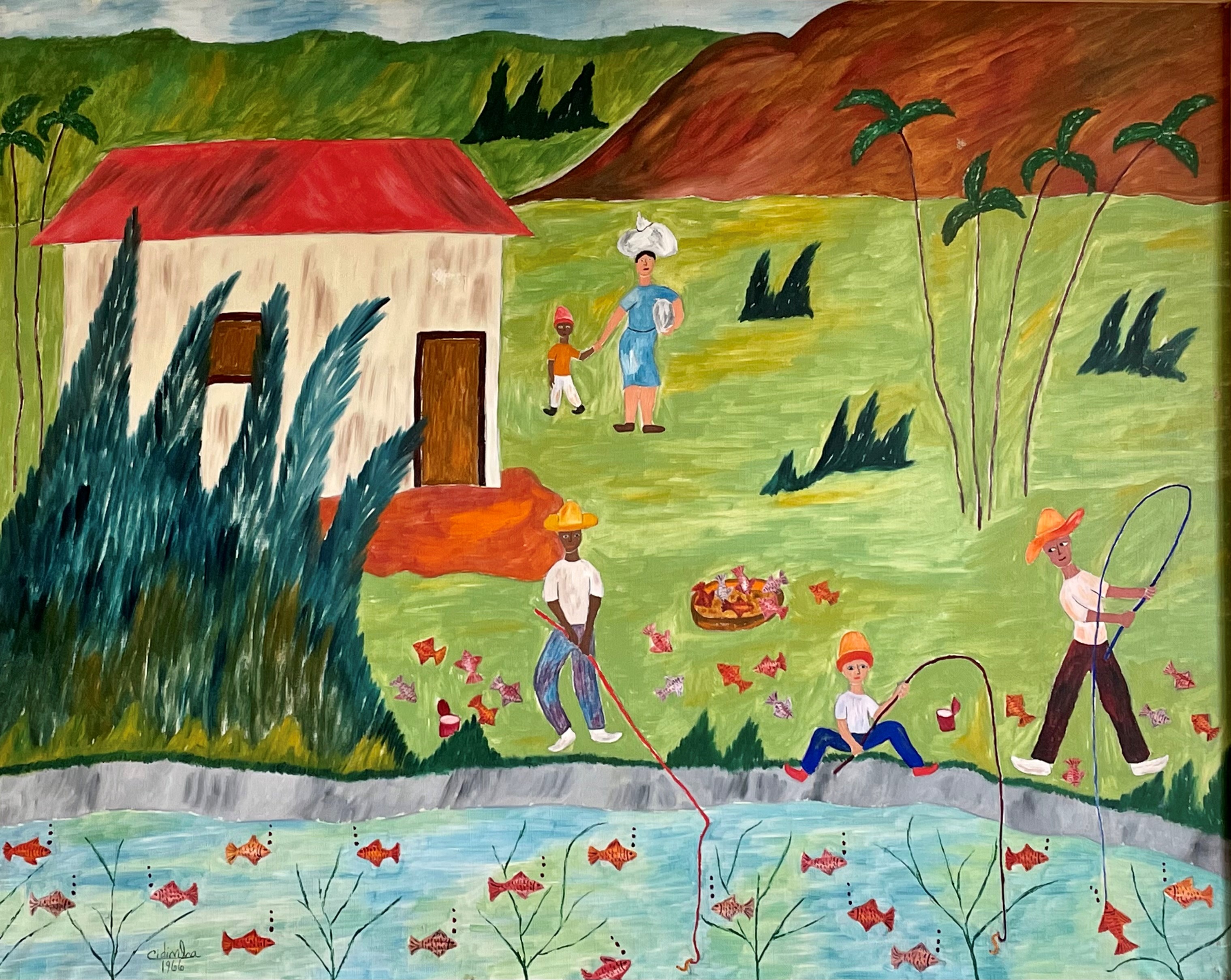 Obra del mes. Pescadores de río