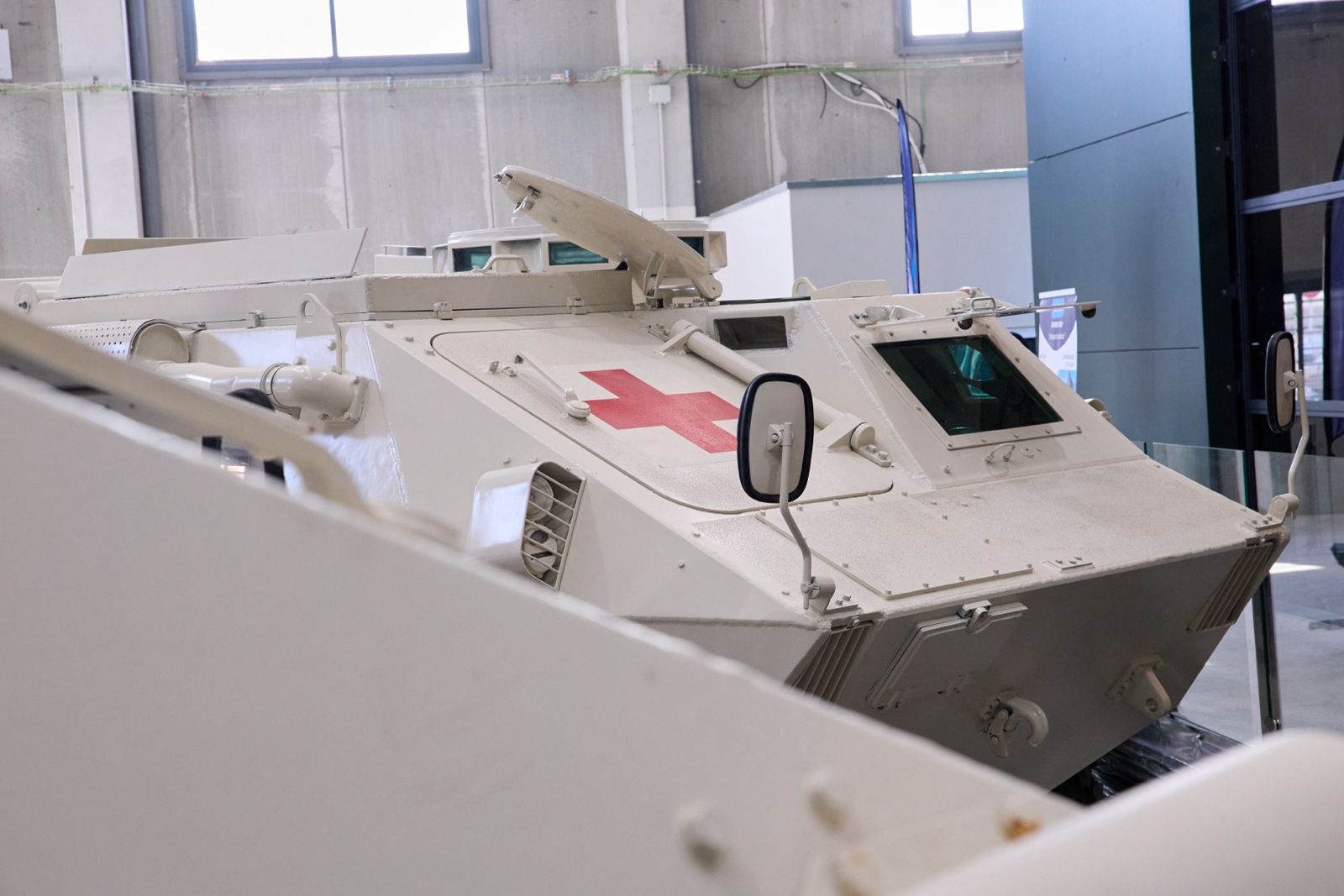 Foto: MAUEC/Nolsom. Una de las ambulancias medicalizadas blindadas que se enviaron a Ucrania en 2024