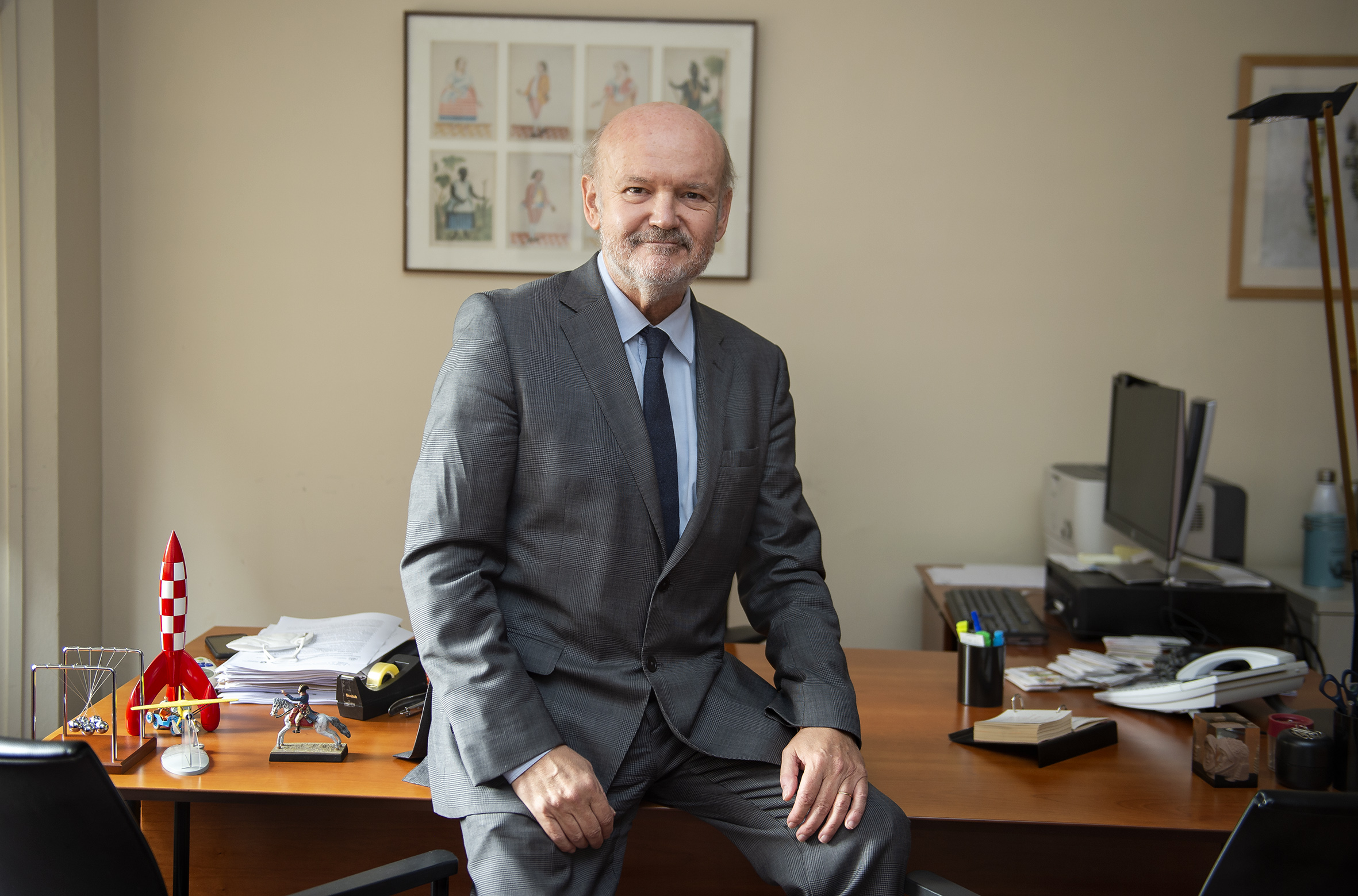 Foto en despacho Fernando Jiménez-Ontiveros Diego. Director de Cooperación Multilateral, Horizontal y Financiera