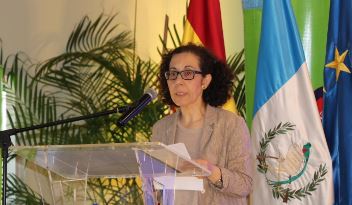 Embajadora de España en Guatemala, Mª Clara Girbau Ronda.