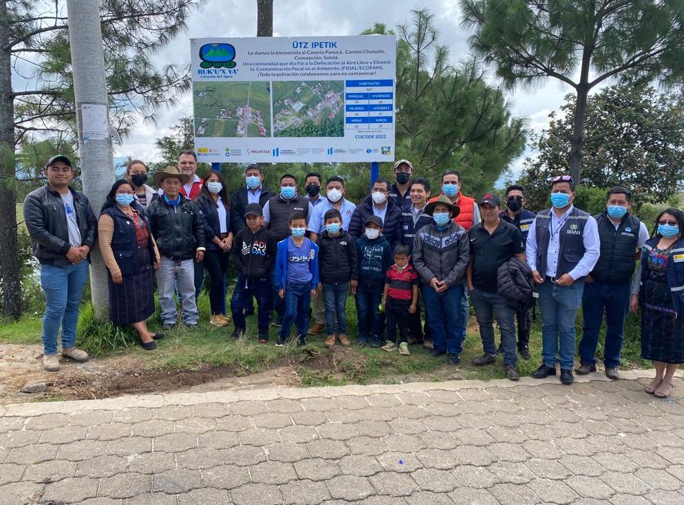 Construcción del Servicio de Agua y Saneamiento en centro educativo en Sololá, con apoyo de Cooperación Española