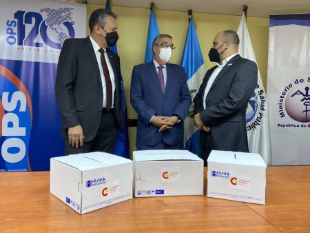 Cooperación Española dona a Guatemala equipo y suministros para la rehabilitación de la atención sanitaria afectada por las tormentas #Eta e #Iota