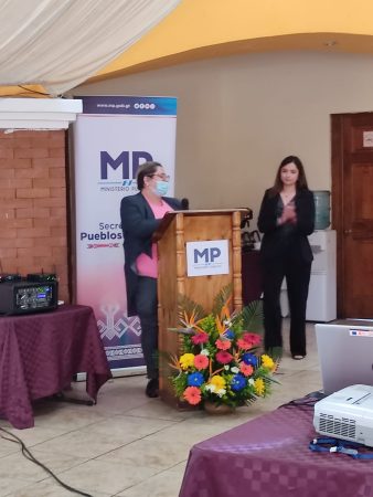 Lic. Lilian Vásquez, representante del Previ-SEICMSJ