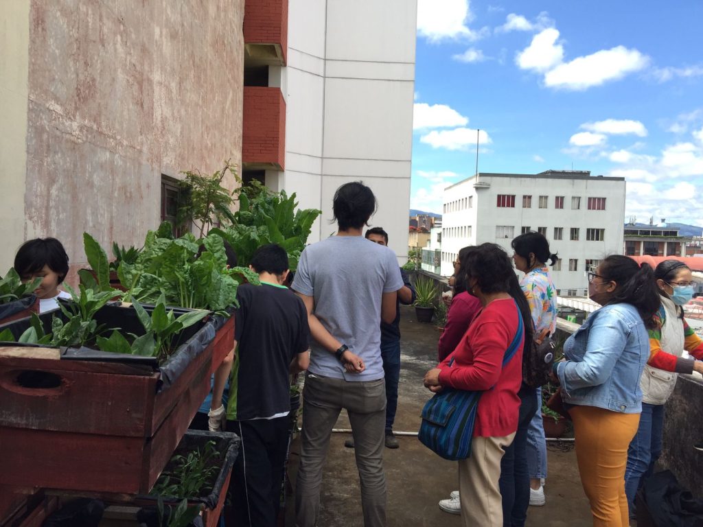 Participación de 20 adultos y 12 niños/as, terraza del edificio Lux, Centro Cultural de España en Guatemala 3